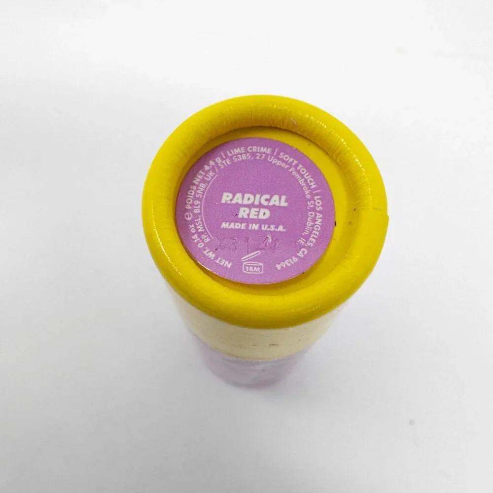 Lime Crime RADICAL RED vegan soft touch comfort matte lipcolor lipstick  NEW